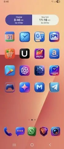 Glossy Glow Icon Pack - скриншот 2