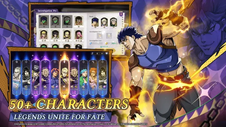 Скриншот приложения JoJo's Bizarre Adventure: GS — скриншот 2