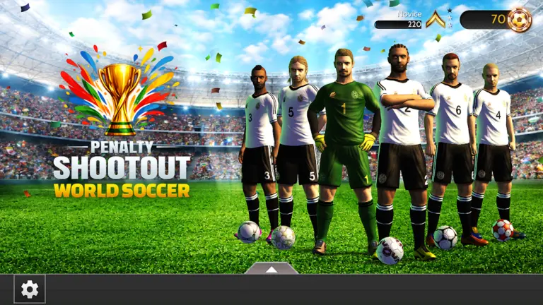 Скриншот приложения Penalty Shootout World Soccer — скриншот 1