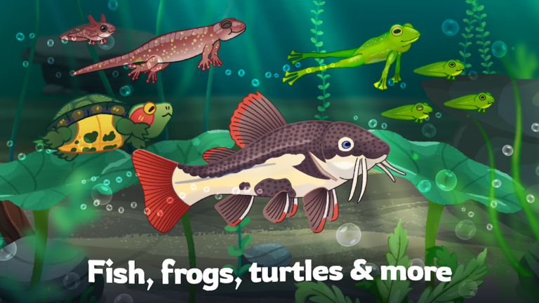 Скриншот приложения Pondlife — Fish, Frogs & More! — скриншот 2
