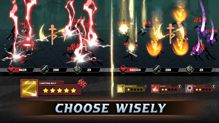 Скриншот приложения Stickman Roguelike: Epic RPG — скриншот 2