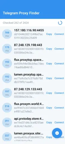 Telegram Proxy Finder - скриншот 1