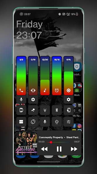 Скриншот приложения Volume Control Panel Pro — скриншот 1