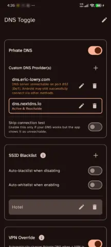 DNS Toggle - скриншот 3