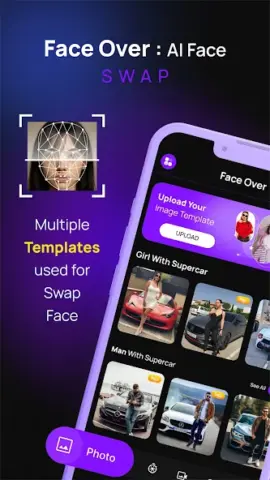 FaceOver : AI Face Swap - скриншот 1