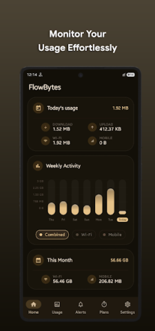 FlowBytes: Speed Meter & Data - скриншот 2