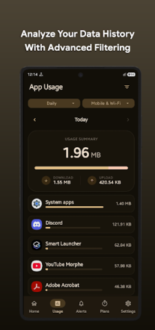 FlowBytes: Speed Meter & Data - скриншот 4