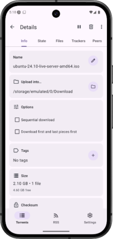 LibreTorrent - скриншот 3
