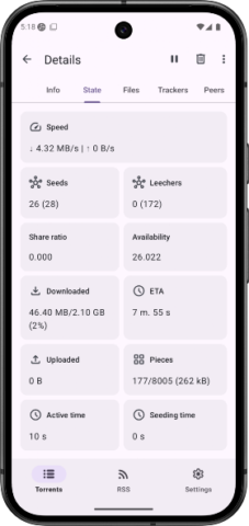 LibreTorrent - скриншот 5