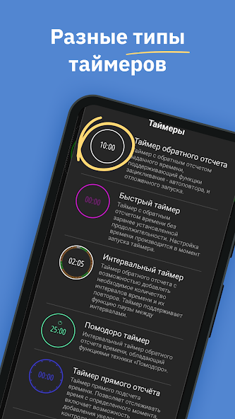 Скриншот приложения MultiTimer — скриншот 2