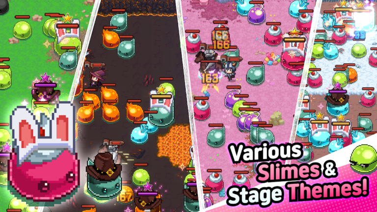 Скриншот приложения No More Slimes!!: Idle Action — скриншот 1