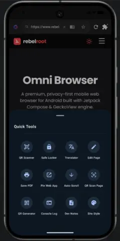Omni Browser - скриншот 1