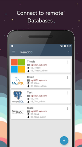 RemoDB SQL Client MySQL, MsSQL - скриншот 1