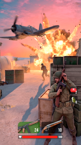 Shoot Out WW2: Gun Shooting - скриншот 3