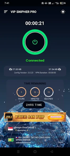 Скриншот приложения VIP Snipher Pro - Tunneling — скриншот 1