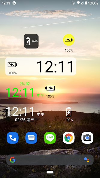 Скриншот приложения Battery Widget — скриншот 2