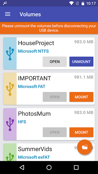 Скриншот приложения exFAT/NTFS for USB by Paragon — скриншот 1