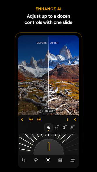 Скриншот приложения Luminar: Photo Editor&Enhancer — скриншот 1