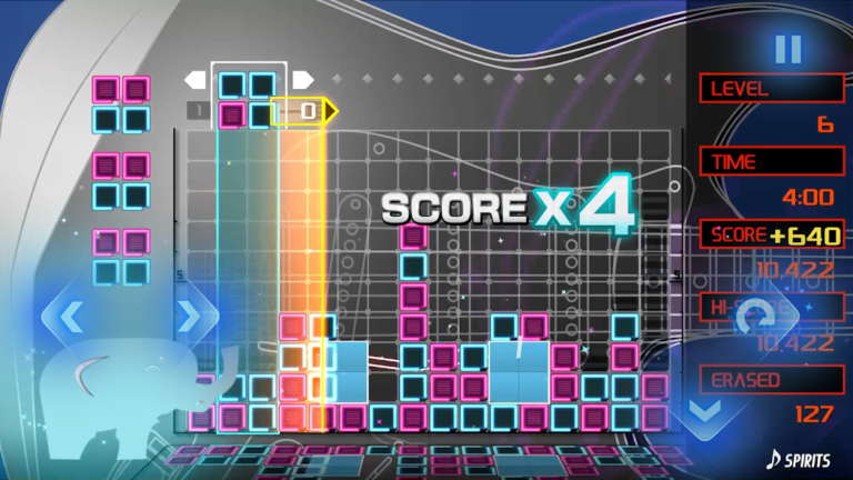 Скриншот приложения LUMINES REMASTERED — скриншот 2