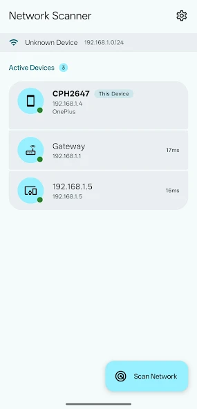 Скриншот приложения Network Scanner — скриншот 2