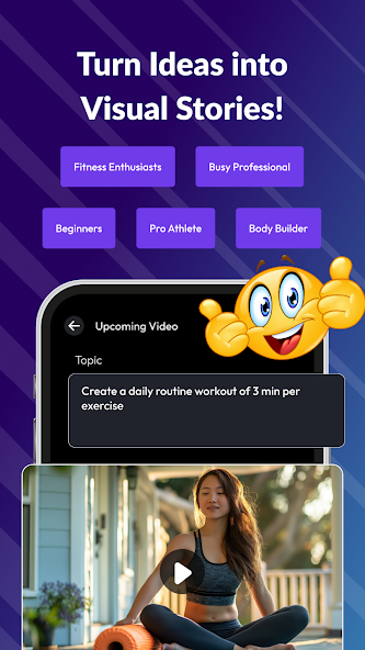 Скриншот приложения Text to Video Generator AI — скриншот 1