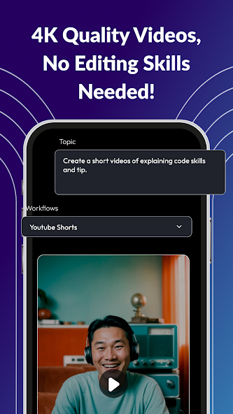 Скриншот приложения Text to Video Generator AI — скриншот 2