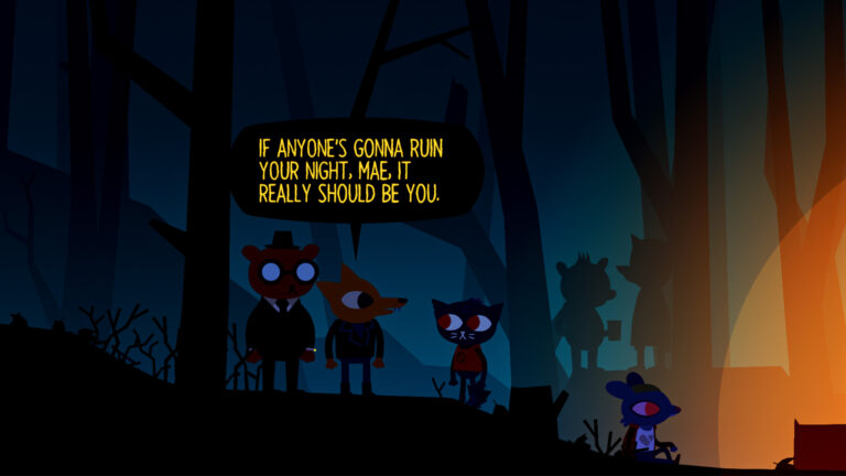 Скриншот приложения Night in the Woods — скриншот 2